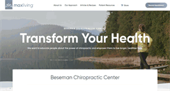 Desktop Screenshot of besemanchiropracticcenter.com